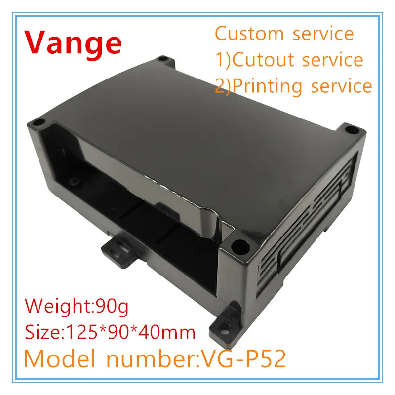 Vange electronics PLC junction box 125*90*40mm ABS plastic instrument enclosure