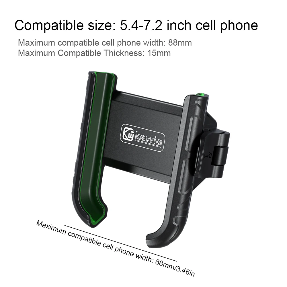 Motorcycle Phone Mount Quick Release Motorcycle Cellphone Holder Navigation Bracket for Motorcycle Bicycle Scooter