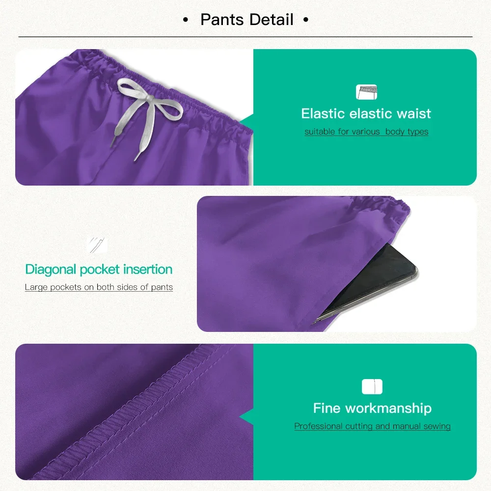 Nurse Uniforms Women Pet Hospital Doctor Medical Sweatshirt Nursing Pants Suits Unisex Pharmacy Uniforms Beauty SPA Work Clothes