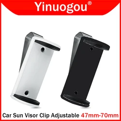 New Adjustable Car Sun Visor Clip Holder 47-70mm For Garage Door Remote Control Transmitter Telescopic Clip Stand Support Fixed