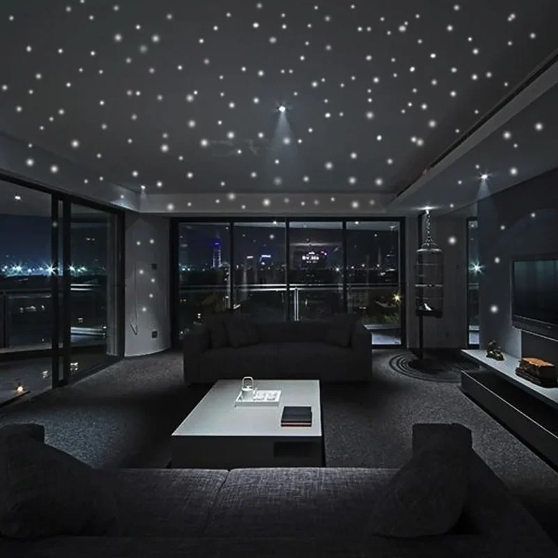 Luminous Wall Stickers Wall Decor Glow In The Dark Star Vinyl Sticker for Kid Room Creative Fluorescent Party Decoration