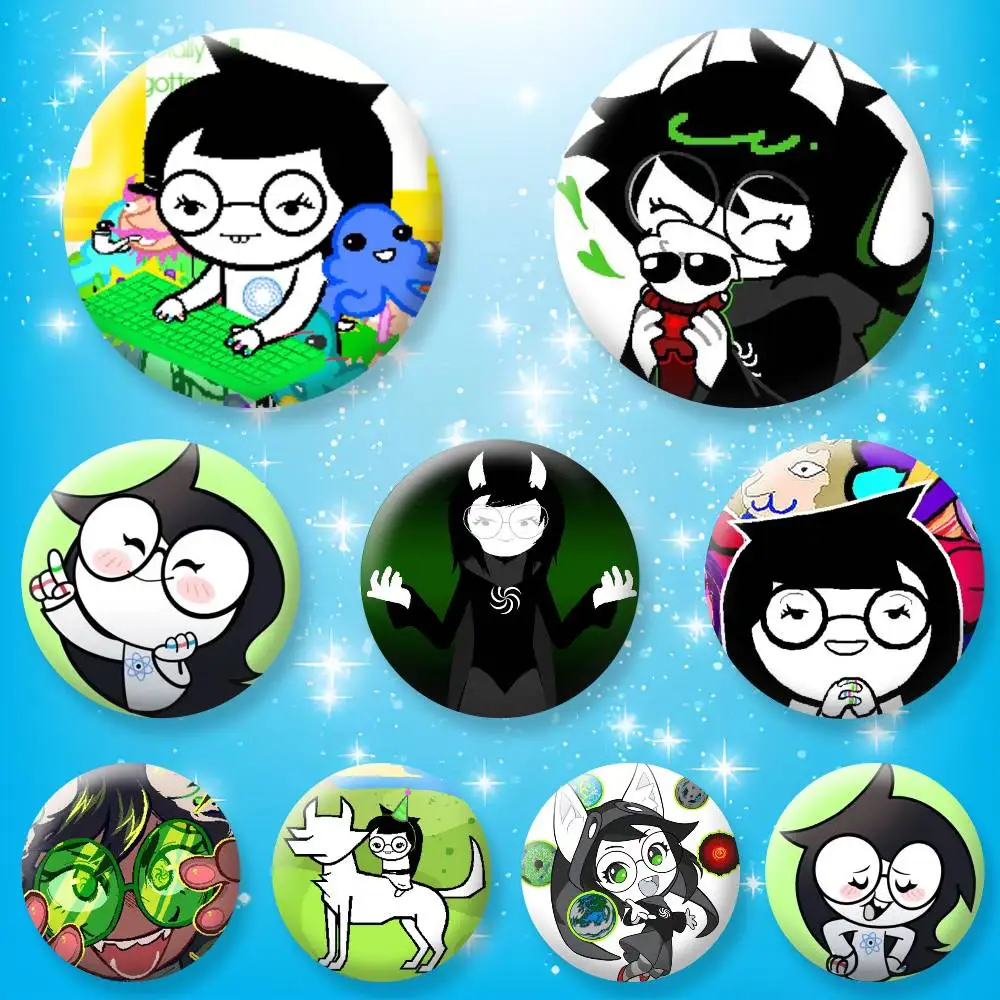 

J-Jade Harley Brooches Cartoon Badge Pins Backpack Hat Accessories Friend Gift