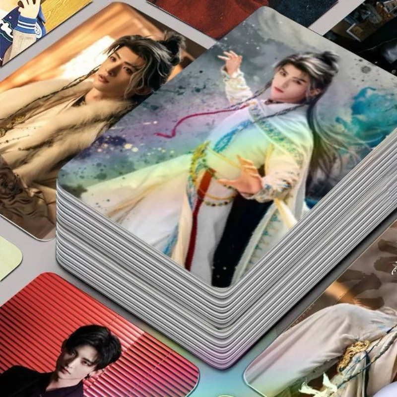 30/50 قطعة تشنغ يي لي ييتونغ قوه جونشين تشانغ هواسين ملصق التلفزيون السيف والدراما الحبيبة صور مزدوجة الجانب طباعة 3 بوصة بطاقة