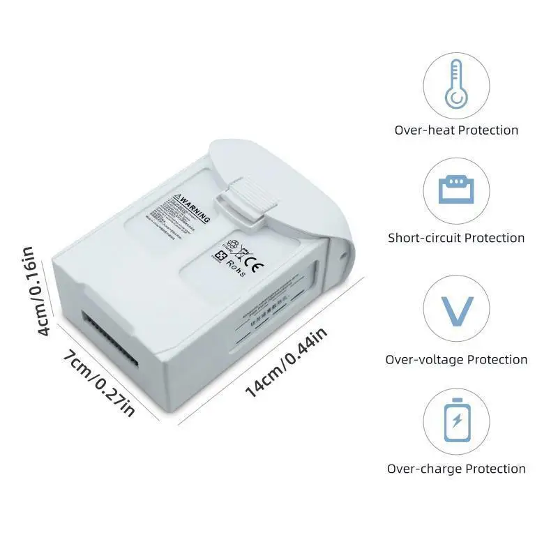 Bateria de substituição de voo inteligente dji phantom 4, 15.2v, 5870mah, para dji phantom 4 series drones dji phantom 4 phantom 4 pro