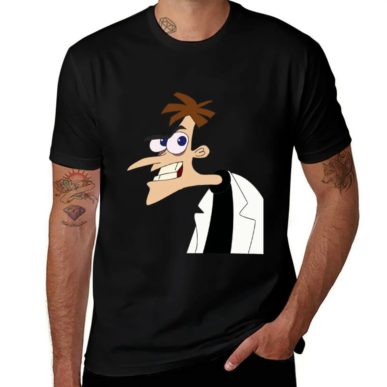Heinz Doofenshmirtz T-Shirt Utility Casual Work T-Shirt