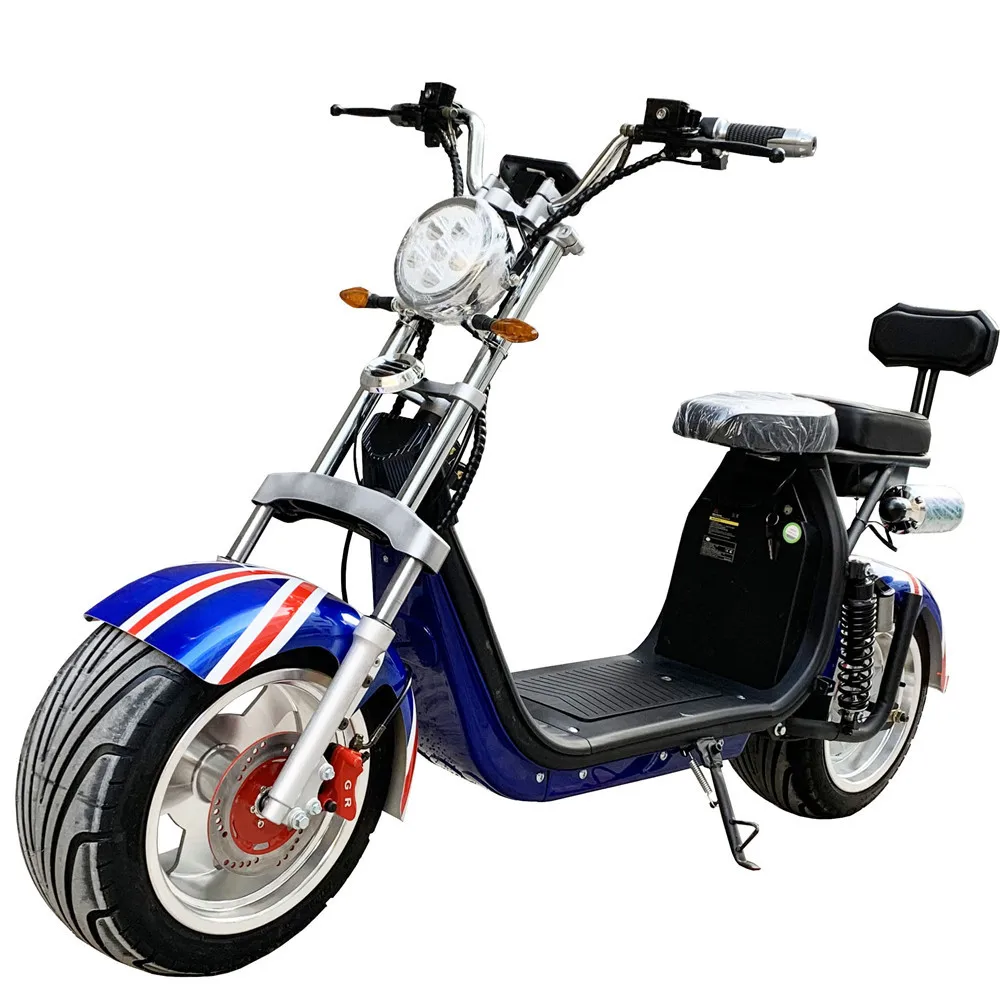 Direct Factory Sale for Two-Wheel Electric Scooter Digital Car 20ah Battery 50km/h 60km Wide Tire Brushless Motor 200kg