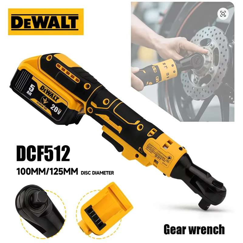 

Бесщеточный угловой гайковерт Dewalt DCF512, аккумуляторный, многофункциональный, с регулируемой скоростью, светодиодный, электроинструмент