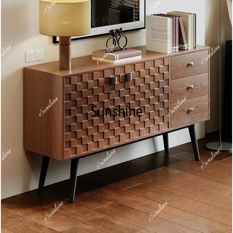 

Medieval style integrated bedroom against the wall living room locker