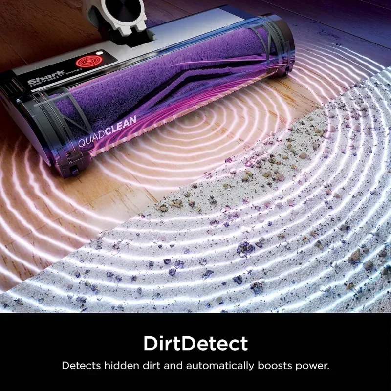 D2BShark IW3511 Detect Pro - Lightweight Cordless Vacuum Cleaner,Portable Handheld Attachment,Ideal Stick Vacuum for Pet Hair