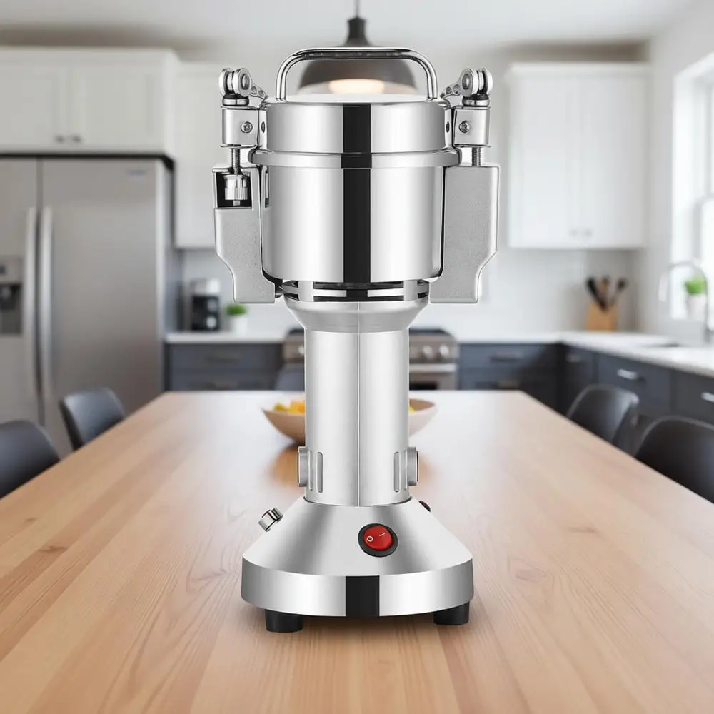 

Electric 150g Commercial Spice Grinder 850W Stainless Steel Pulverizer Dry Grinding Machine for Wheat Corn Rice Pepper Herbs Cof