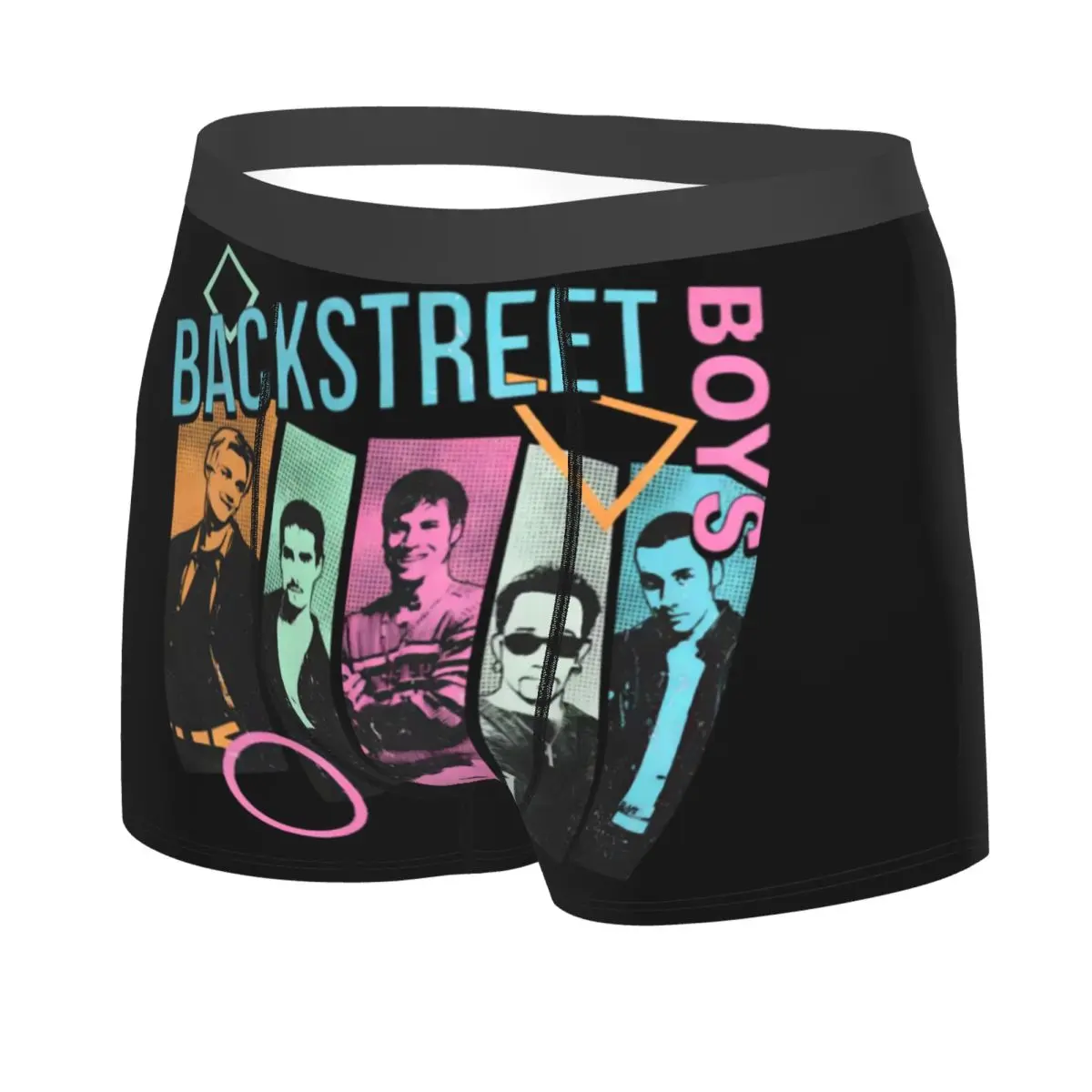 Backstreets Pop Music Boys Underwear Men Sexy Printed Customized Boxer Shorts Panties
