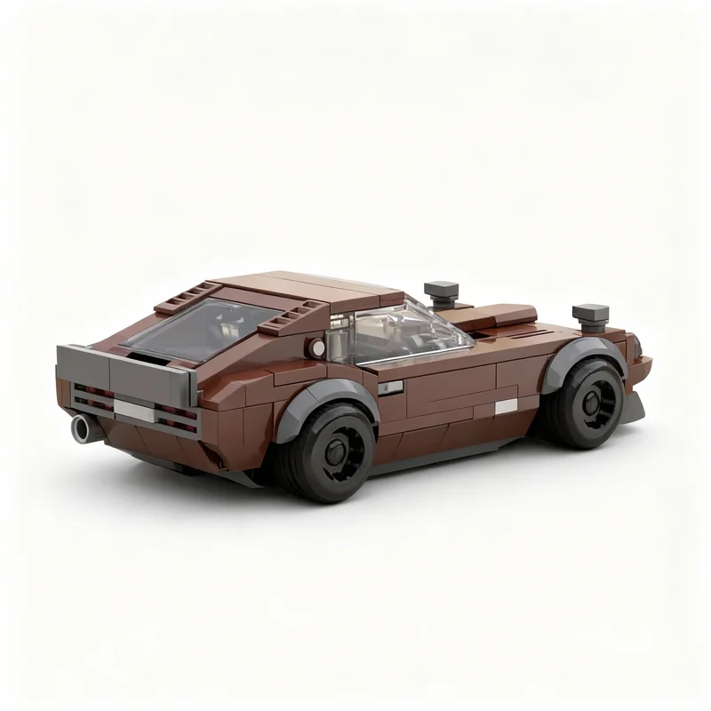 331pcs MOC Fairlady 240Z Nissanns Datsun Street Custom City Champions Model Building Blocks Christmas Gift Toy Construction DIY