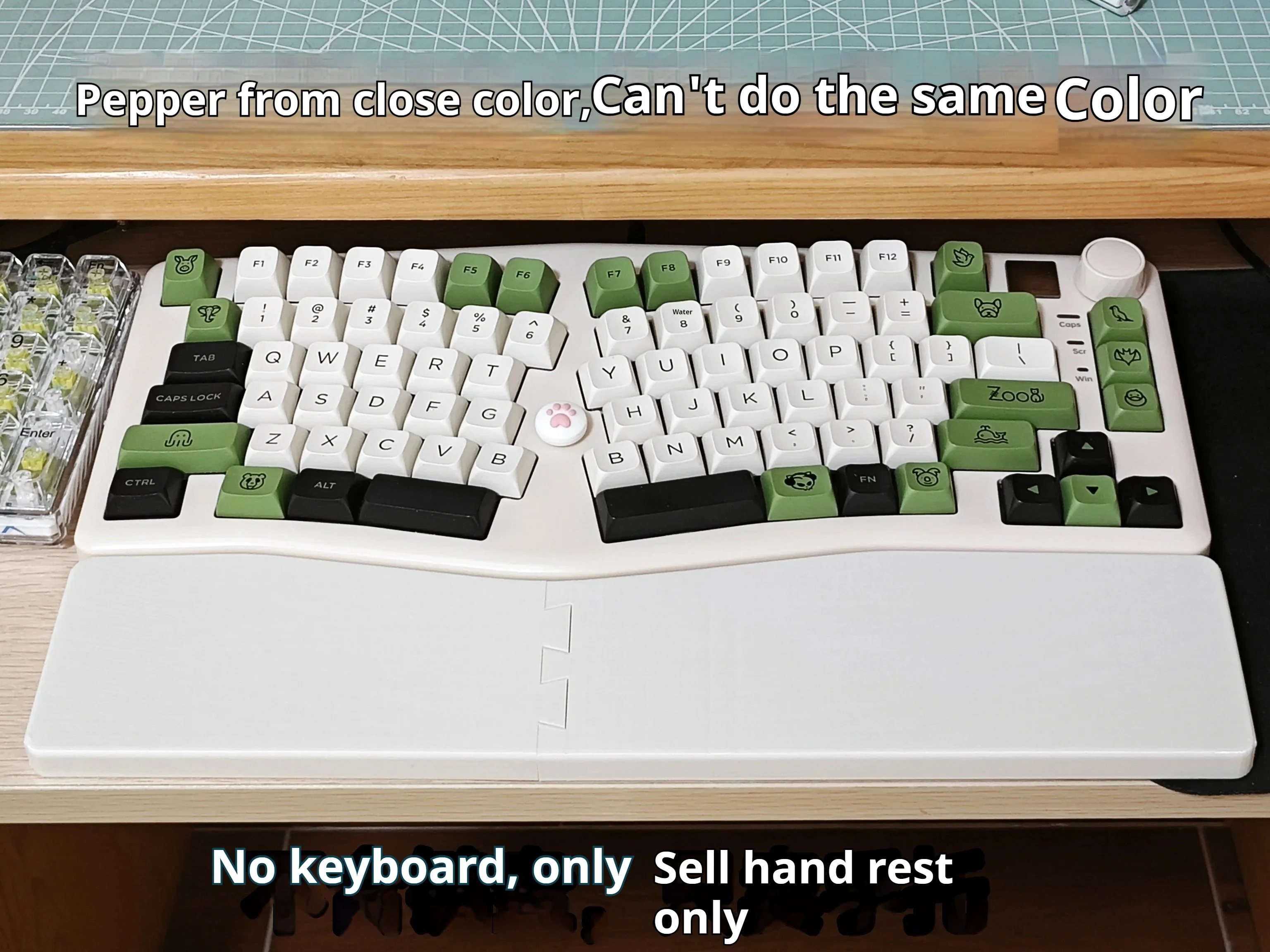 Leobog Alice a75 Keyboard diy Wrist Rest Custom Wood Wrist Rest Ergonomic Keyboard Split Keyboard Holder alice75 Wrist Rest Gift