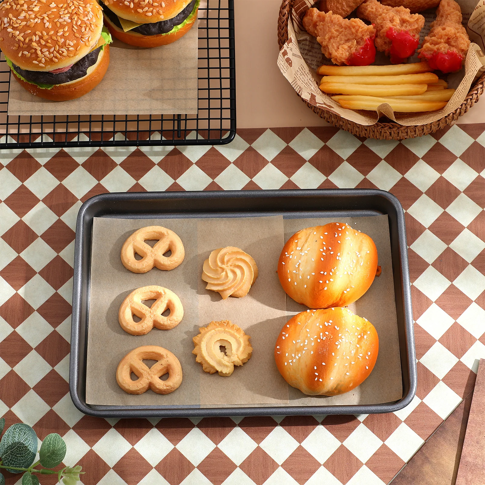 

Silicone Baking Paper Oil Absorbing Non-Stick Parchment Sheets Oven Liner For Cooking Grill Food Wrapping Kitchen