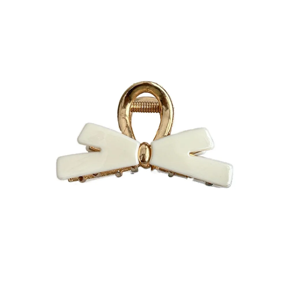 

Creative Geometry Bow Hair Claw Colorful Hairpin Acetate Shark Clip Hair Accessories Headwear Hair Grab Clip Back Of The Head