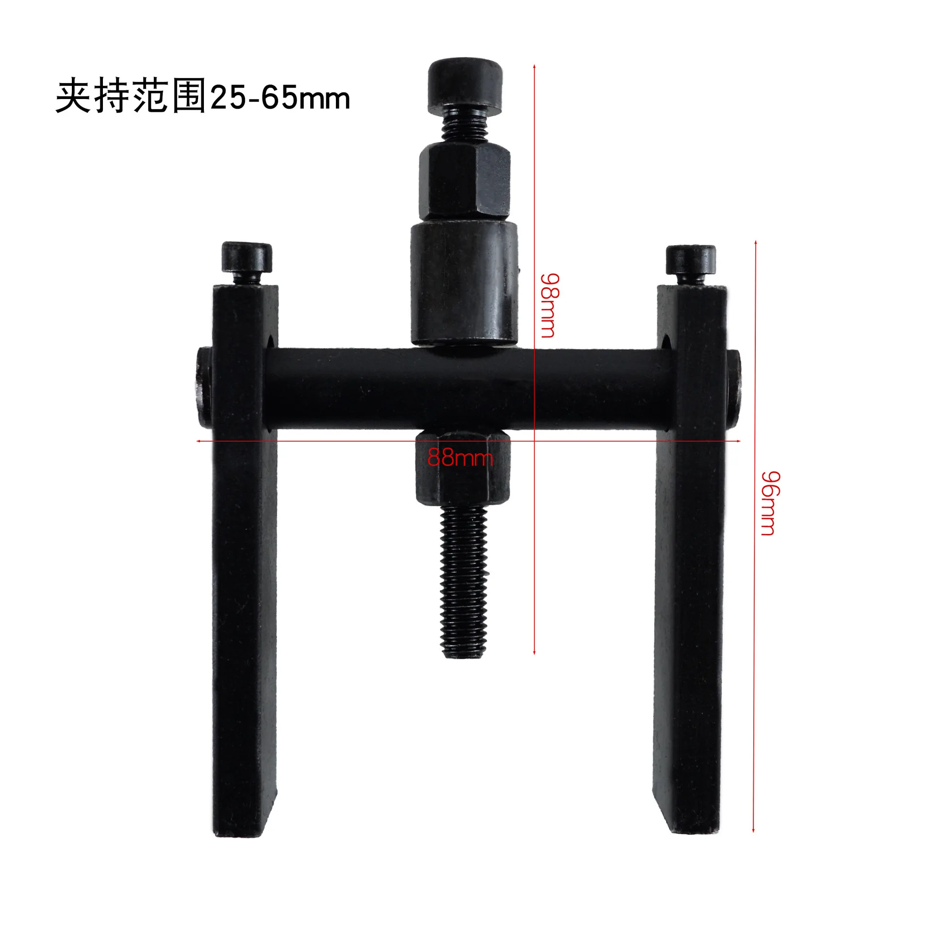 10PCS Motorcycle Inner Bearing Puller Set 8-25mm Blind Hole Extractor Red Metal Wheel Removal Tool For Bike Repair