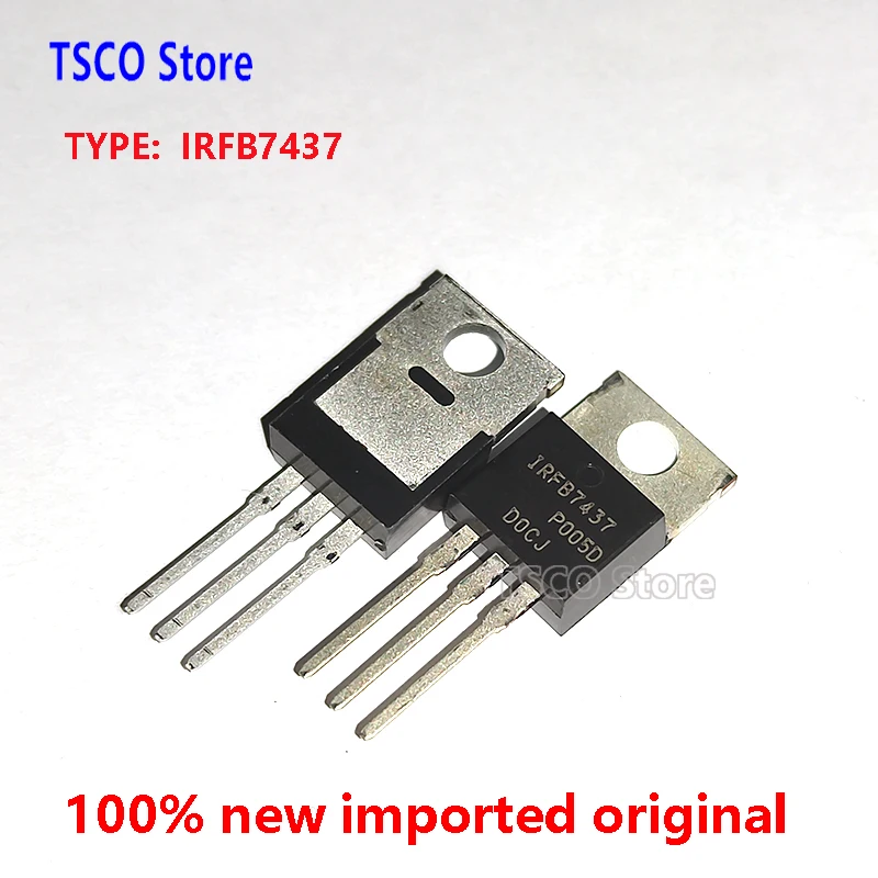 IRFB7437  (10Piece/LOT)  TO-220  New Origiail  MOSFET N-CH 40V 195A