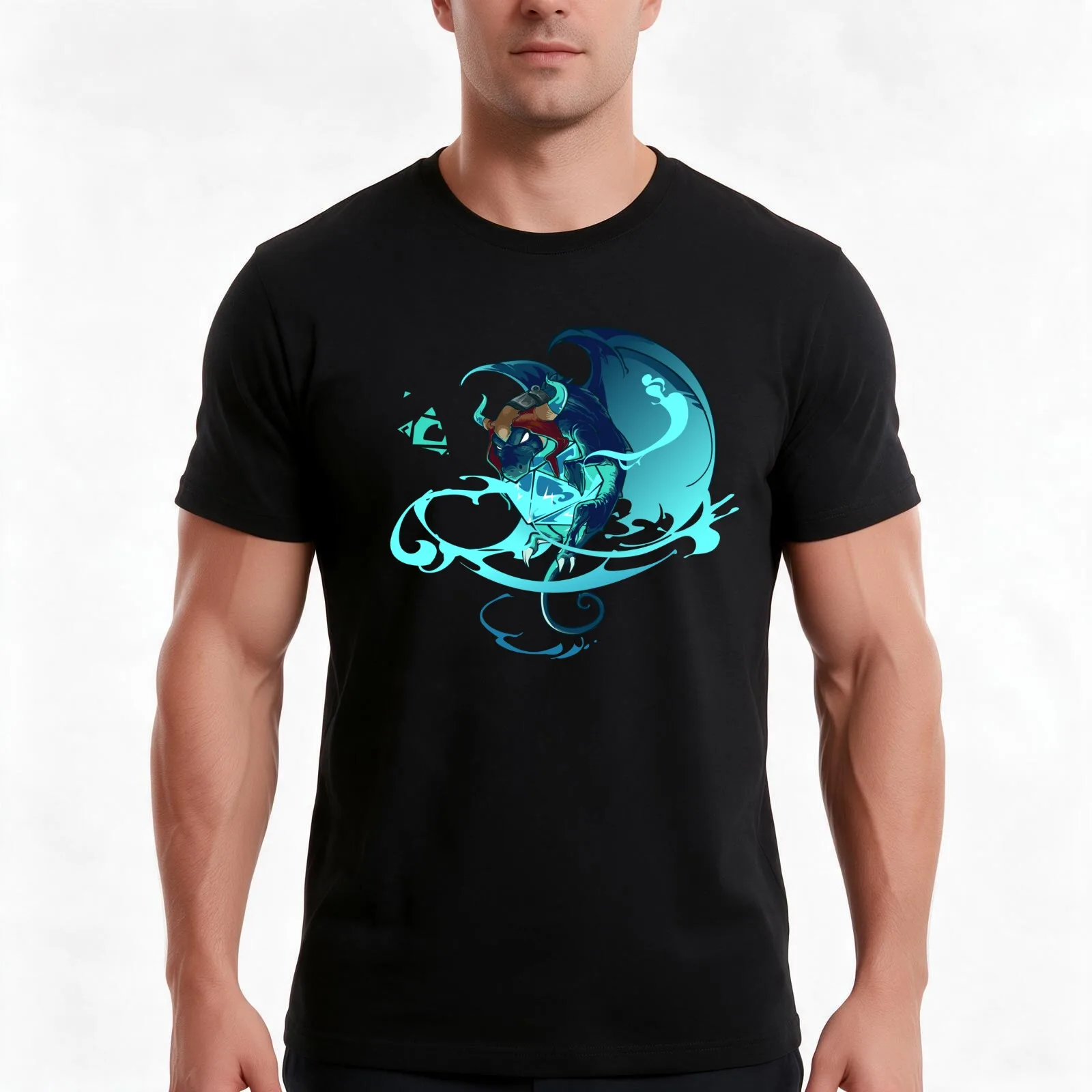 Keeper Of The Dice T-Shirt, Summer Casual Cotton Tee, Oversized Streetwear Tops, Vintage Graphic Print, Loose Fit Short Sleeve