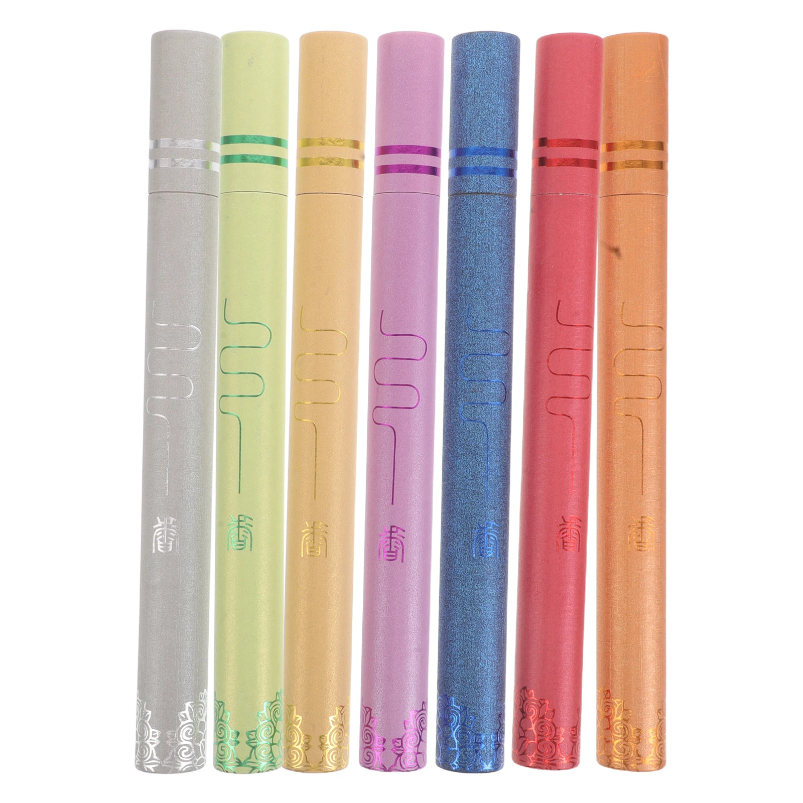 

7 Pcs Incense Stick Containers Chic Tube Convenient Tubes Storage Burner Sticks Holders Canisters