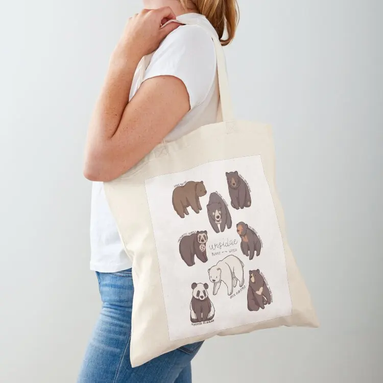 

Bears of the World Tote Bag custom bags hand bag ladies Cloth bags personalized tote