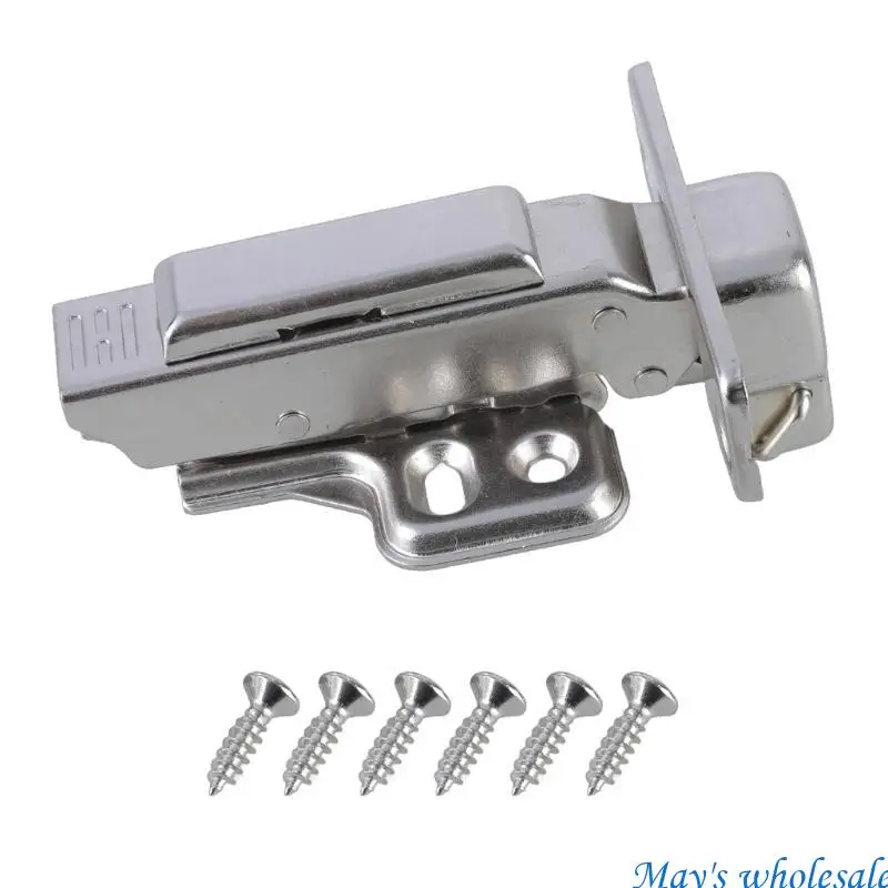 

Пакет из 2 регулируемых мягких закрытых шарниров для шкафов и шкафов 165 градусов. Прочные материалы из нержавеющей стали 448A