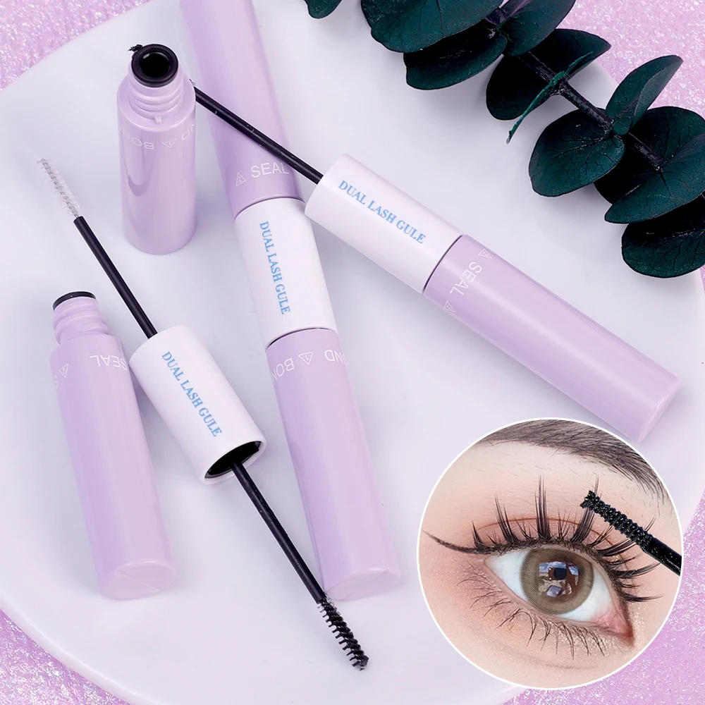 Colle pour faux-cils longue durée, séchage rapide, étanche, grappes individuelles, extension de cils arina