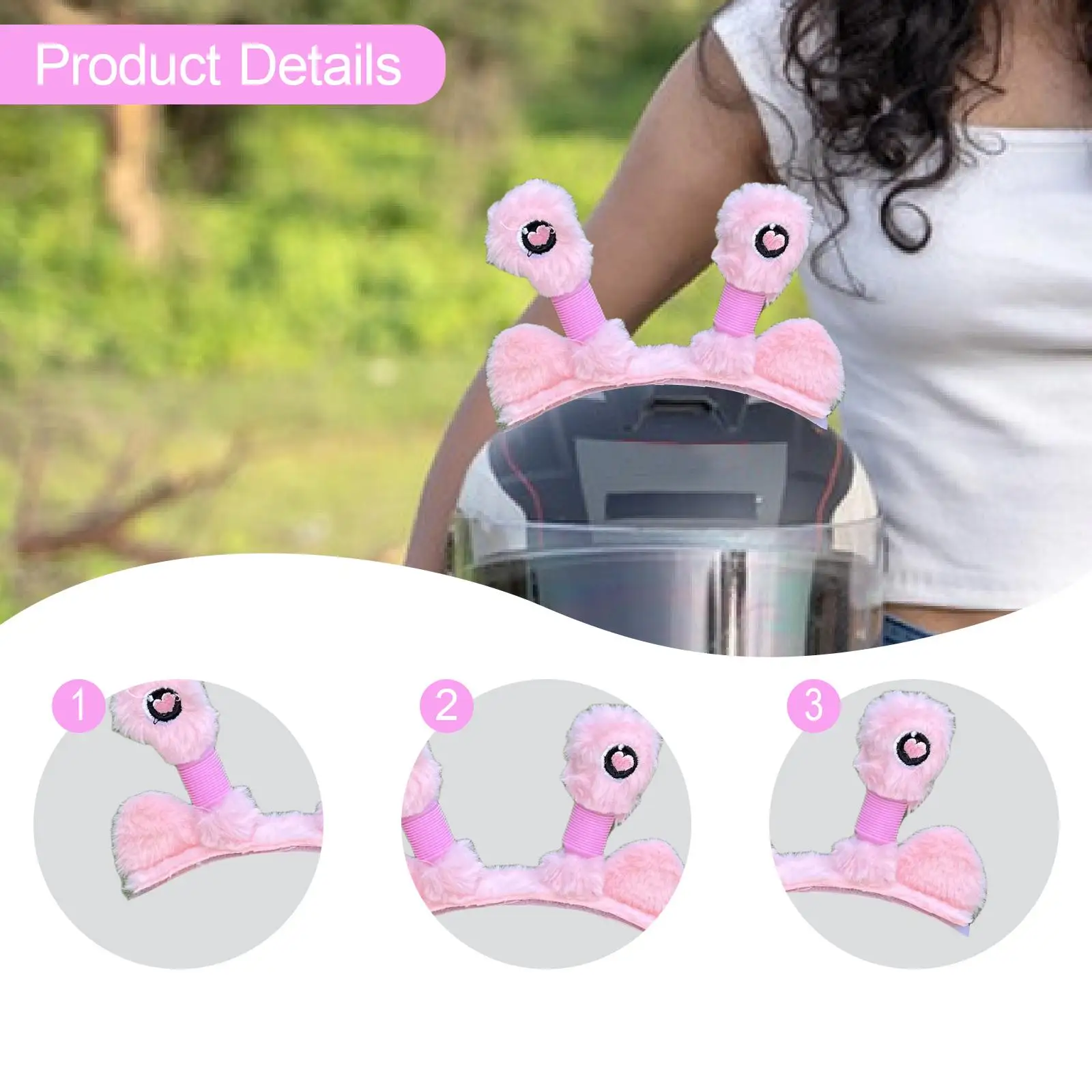 Decorazione per casco da sci Decorazione per casco da sci illuminato Accessori regalo adorabili Versatile Facile da installare per lo snowboard Sci all'aperto