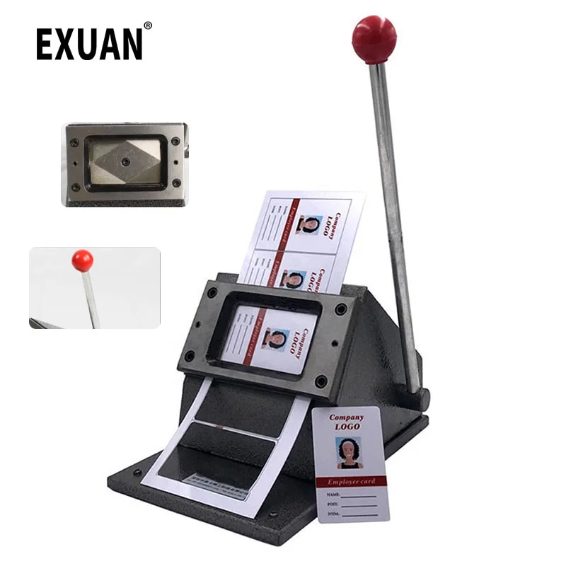 86*54 Circular Manual PVC Card Insert Machine Business Card Insert Machine Paper Card Insert Machine Punch Mechanism Card Insert