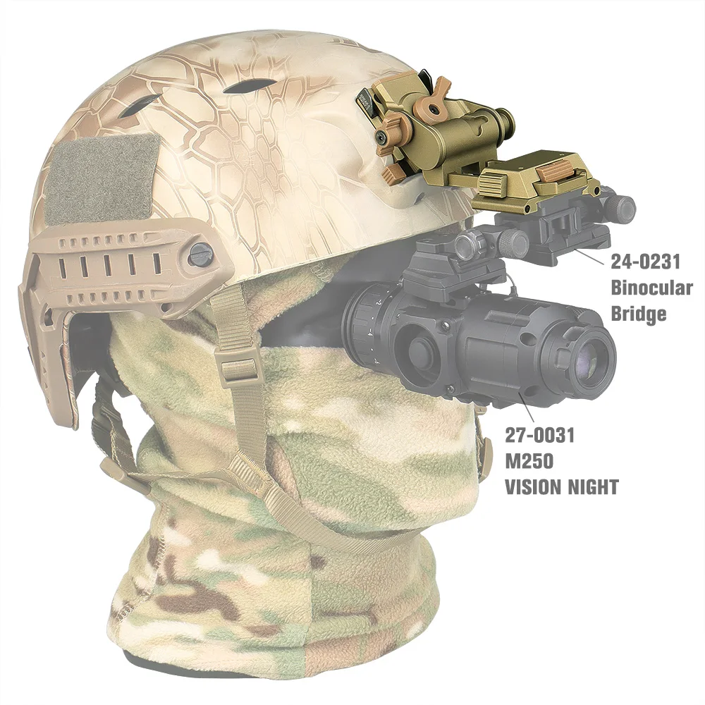 Imagem -06 - Óculos de Visão Noturna Ppt Stent Nvg Braços Suporte para L4g24 Capacete de Montagem Cnc Rápido pj mh bj