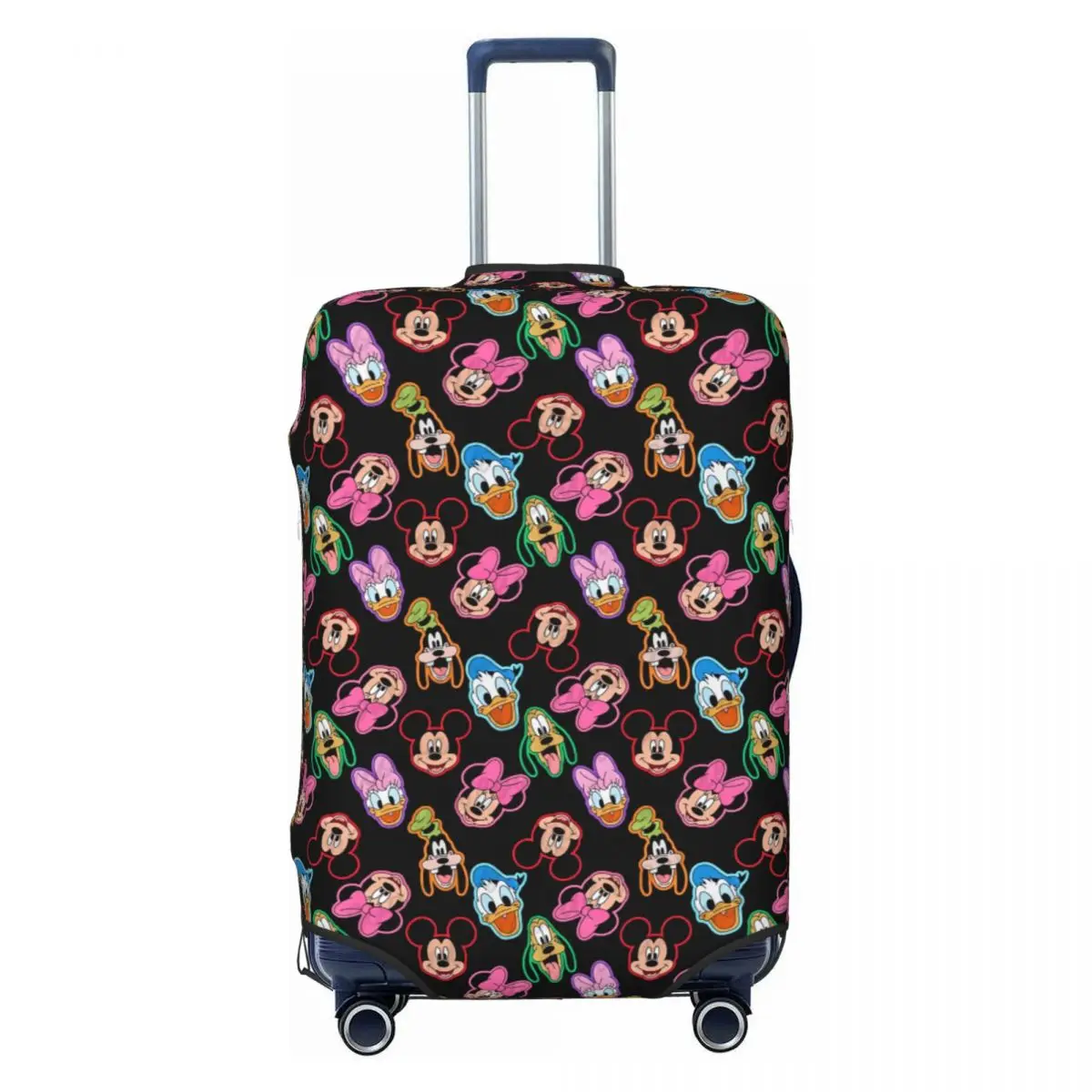 

Custom Mickey Mouse Anime Cartoon Suitcase Cover Washable Travel Luggage Covers for 18-32 inch