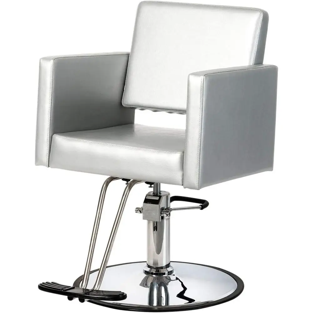 

Стильное серебристое квадратное кресло Argento Sn с очень широким сиденьем, прочным основанием, регулируемым гидравлическим насосом, поворотом на 360 градусов. ° Поворотный механизм, модель OD-6