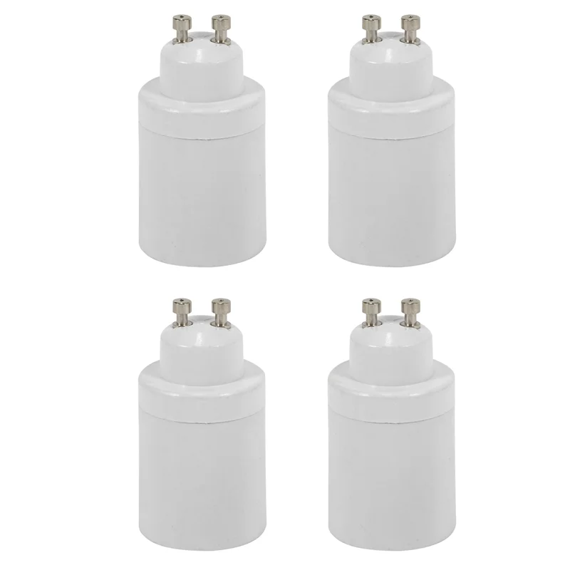 

BHTS-4X GU10 To E26/E27 Adapter GU10 Bayonet Base To E26/E27 Screw Bulb Socket Adapter Converter