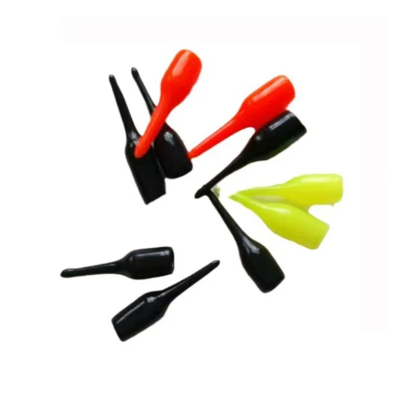 100pcs/lot Fishing Float Drift Tail Conspicuous Rubber Beans & Connectors For Lightstick Pesca Fishing Tackle Accessories J350