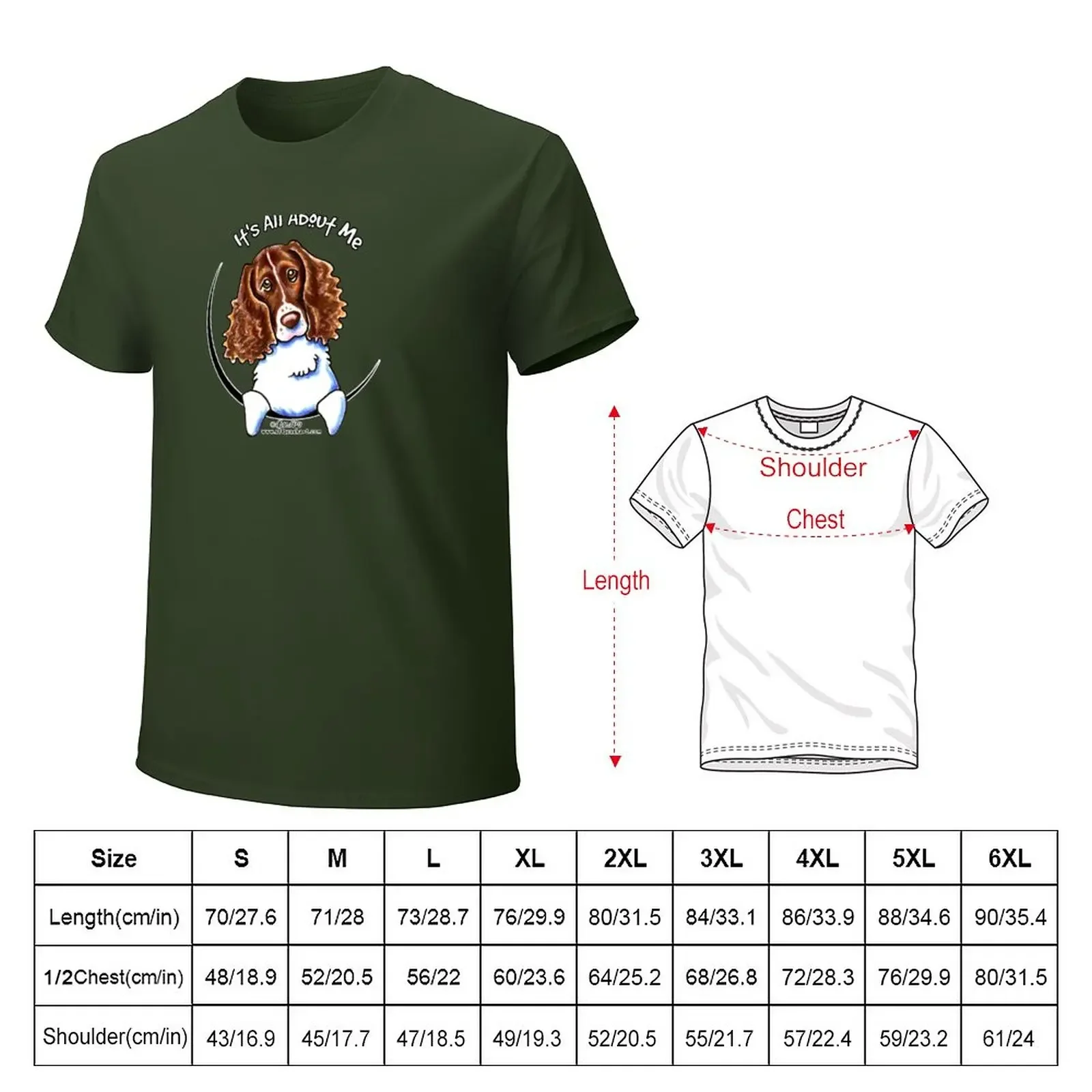 Springer Spaniel :: It's All About Me T-Shirt blanks customs design your own plain white t shirts men