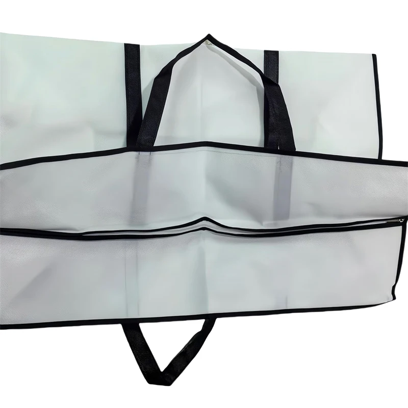 Bolsa de ropa para vestidos con cubierta transpirable para polvo de boda de 70 pulgadas, equipaje colgante portátil plegable, bolsa de viaje de almacenamiento de moda