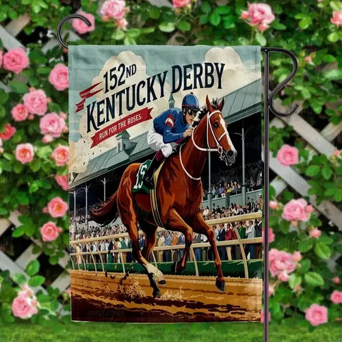 152nd Horse Racing House Garden Flag, Southern Tradition Horse Race 2026 Gift XXQ