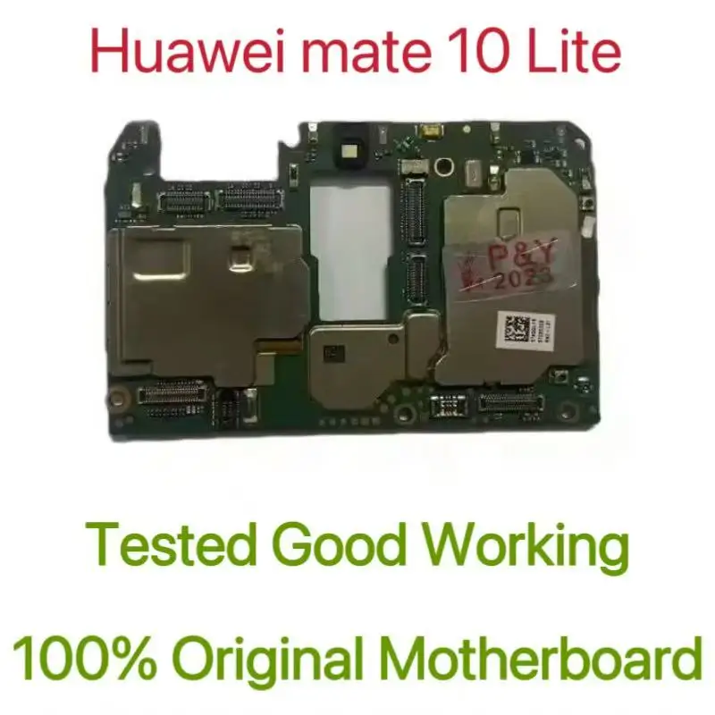 Wersja globalna oryginalna odblokowana płyta główna dla Huawei mate 10Lite przetestowana płytka drukowana główna płyta logiczna dla Huawei mate 10Lite