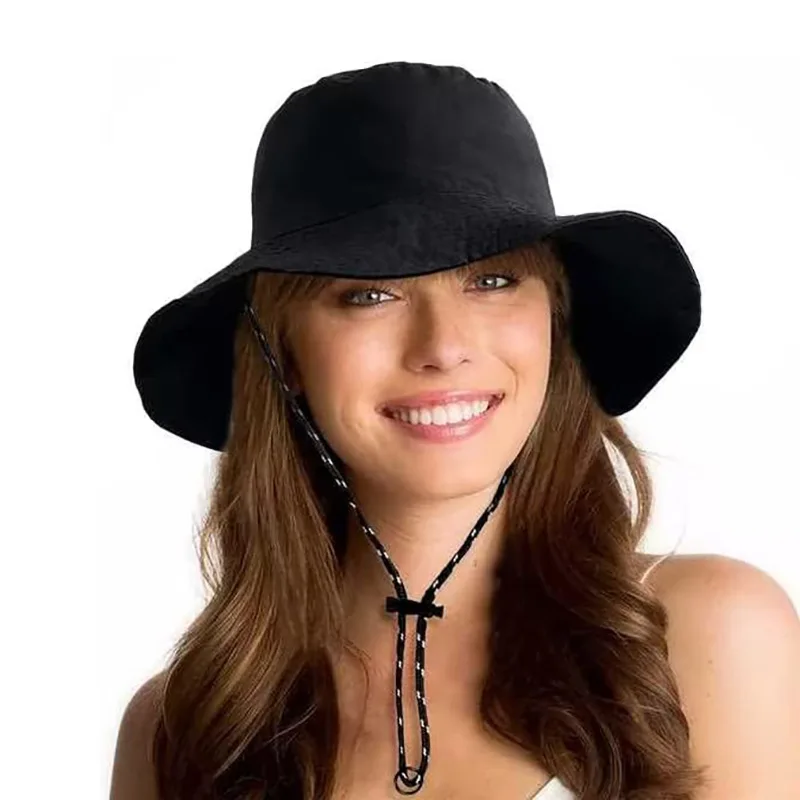 Letni kapelusz rybacki zapobiegający rozpryskiwaniu się wody na świeżym powietrzu Kapelusz alpinistyczny do wędkowania na świeżym powietrzu Blokowany kolorem parasol przeciwsłoneczny