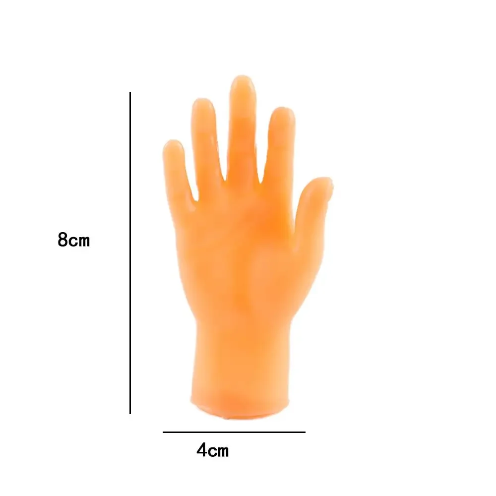 Cartoon lustige Finger Hände setzen kreative Fingers pielzeug von Spielzeug um das kleine Hand modell Halloween Geschenk Spielzeug Hand Finger puppen