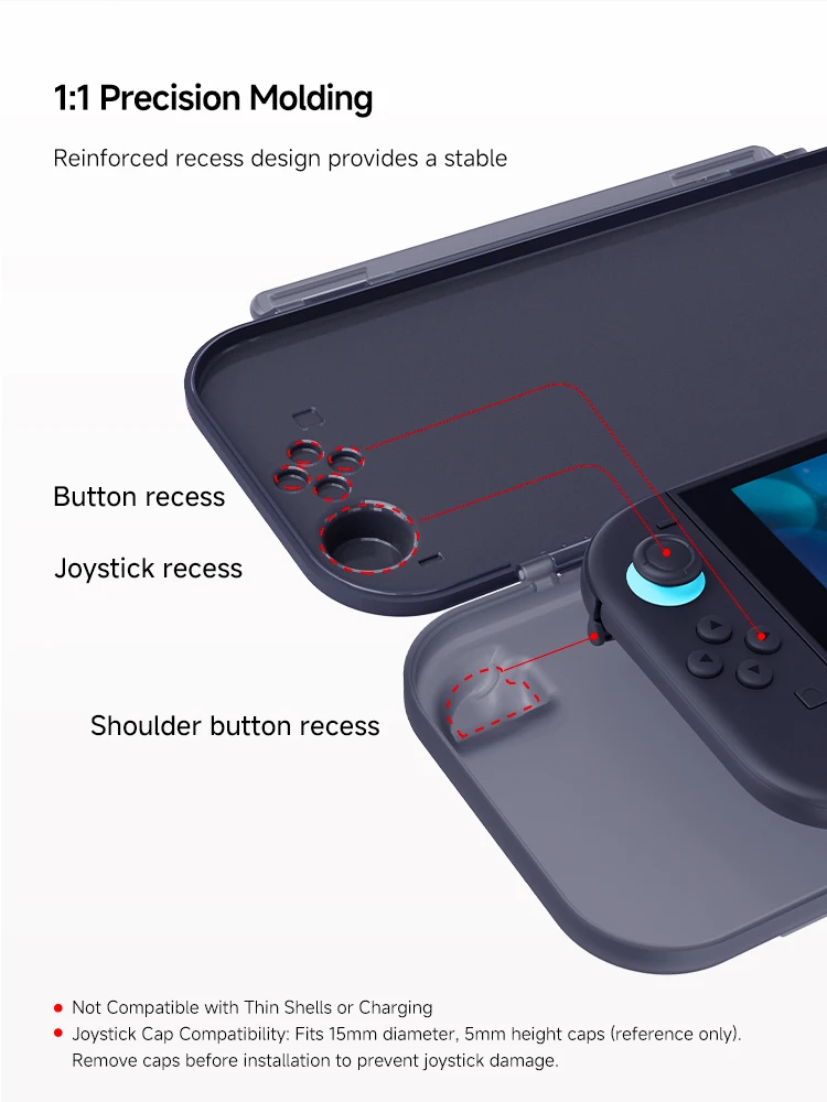 MOBAPAD B1 Protective Case for Nintendo Switch 2  Gradient Color Ultra-thin Hard Shell Case For NS2 Gamepad Accessories