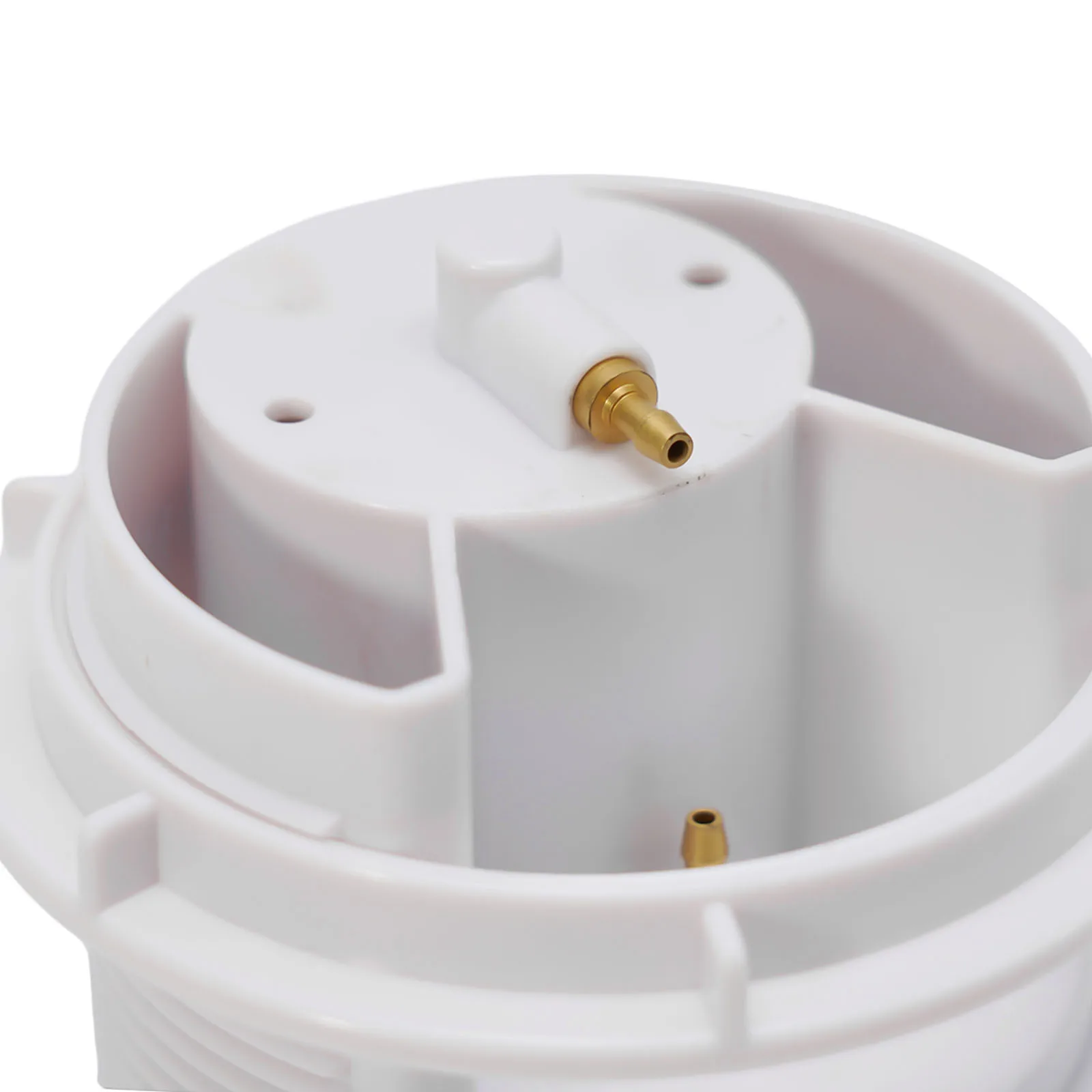 Push Button for Dual Flush Concealed Cisterns Using Air Operated Twin Hose System and Chrome Plated ABS Components