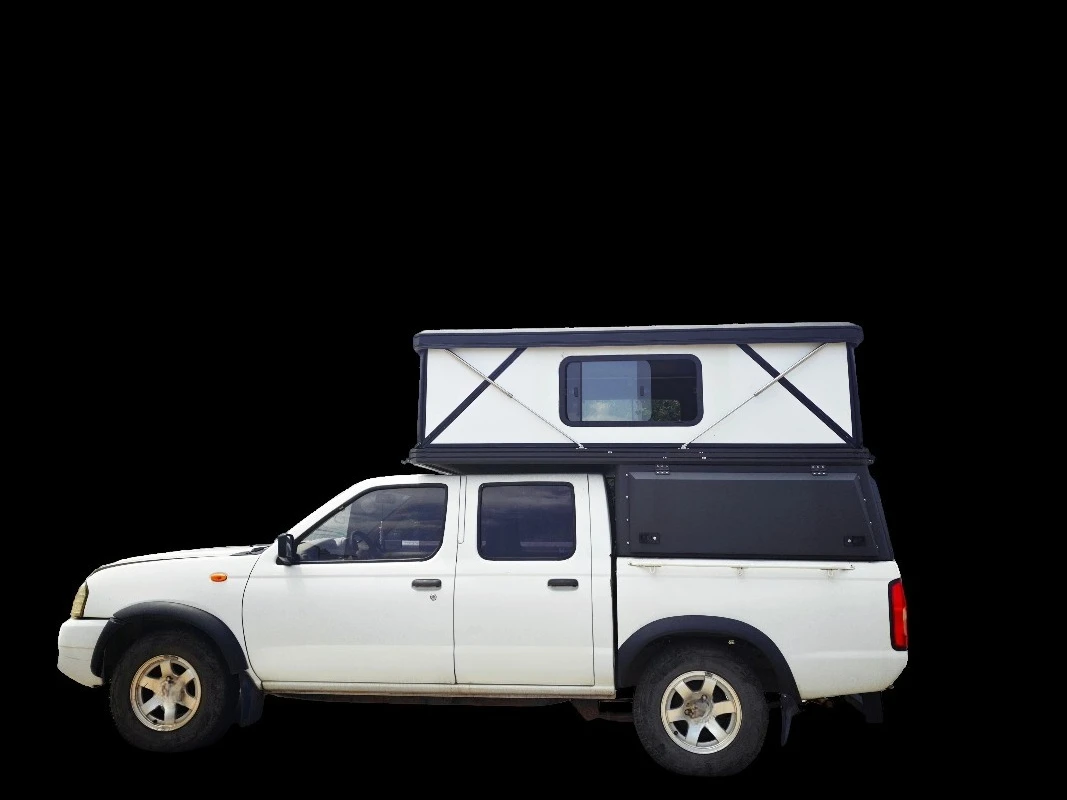 Truck Camper USA Standard Light Weight Pop up Tent Pick up Hard Top Camper Slide on Canopy Pickup Truck Camper