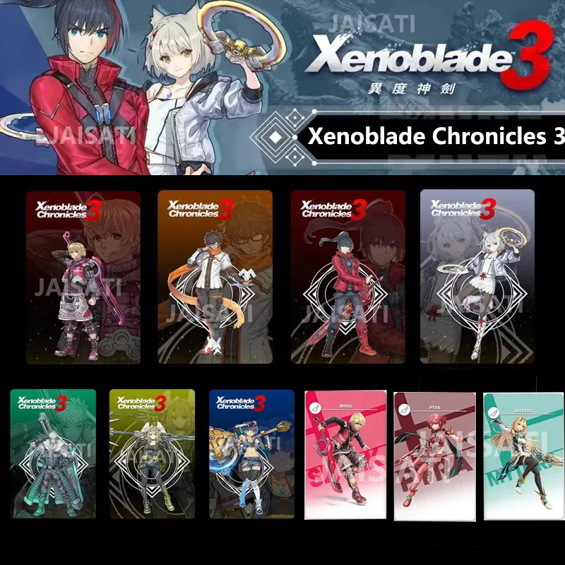 Cartão Nfc para NS Switch, Xenoblade crônicas 3, NFC Card, Noah, Mio, Xenoblade