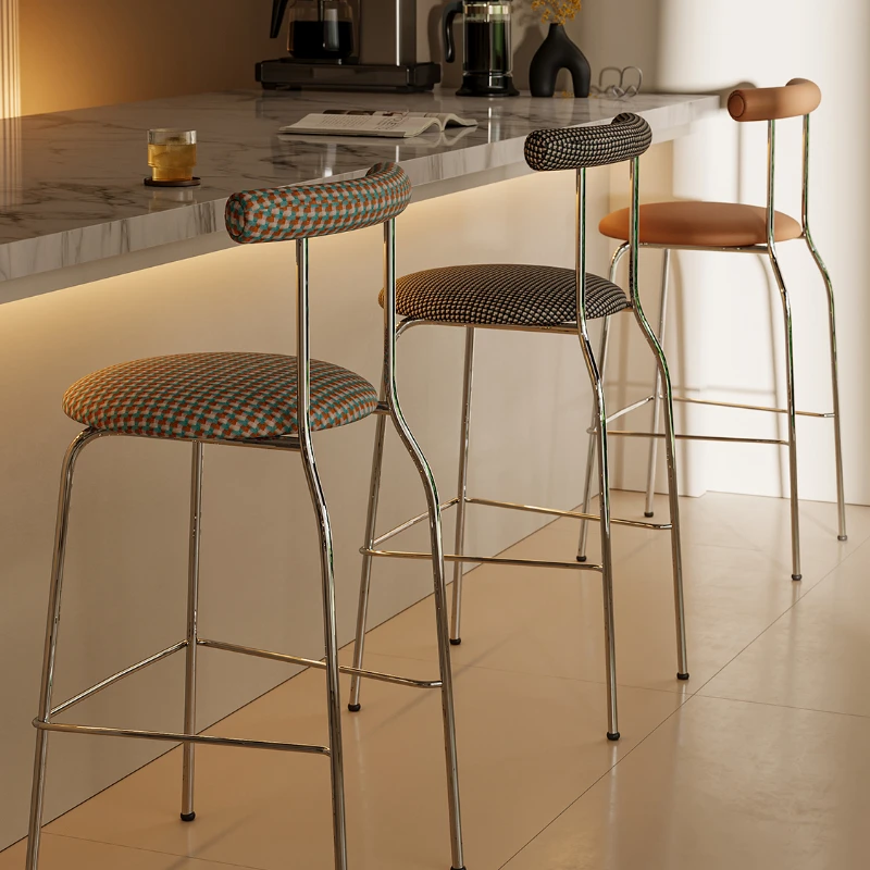 Chaises de Réception de Bar de Luxe, Tabouret Nordique, Cuisine Ergonomique, Comptoir de Jeu, 73 Meubles