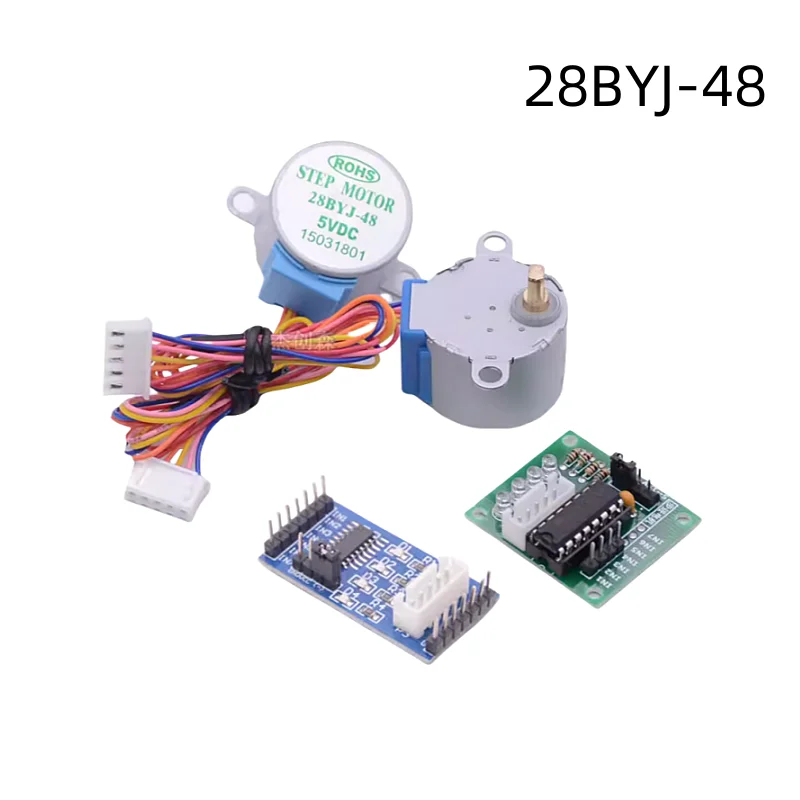 

28BYJ-48 Stepper Motor 4-Phase 5-Wire DC5V/12V Deceleration Motor ULN2003 Drive Module 1:64