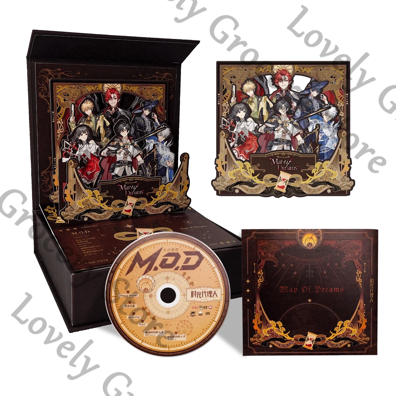 

Anime ‌Link Click Vein Jo Liu Xiao Lucas Charles Xiafei Cosplay Cartoon Compact Disc Ornament Lyrics Book Mascot CD Accessory