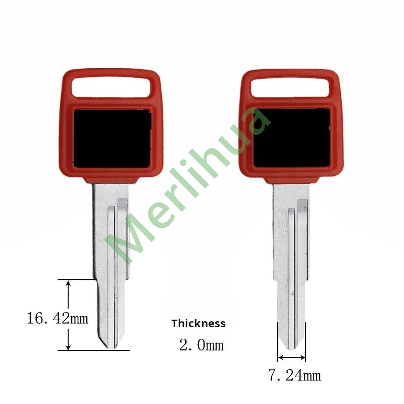 Motorcycle Key For Honda DIO Turtle 24 27 28 34 35 52 53 54 ZX50 Uncut Brass Key Blank Anti-theft Ignition Replacement