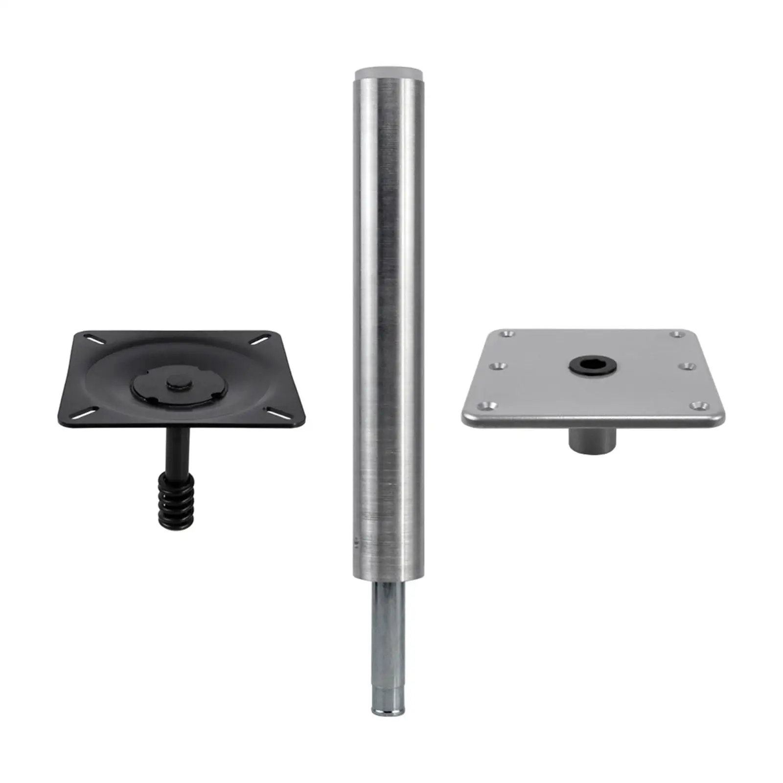 

Boat Seat Pedestal Base Kit Parts Rack Multifunction Aluminum Alloy Supplies Deck Mounted Replacement for Bass Pontoon Summer