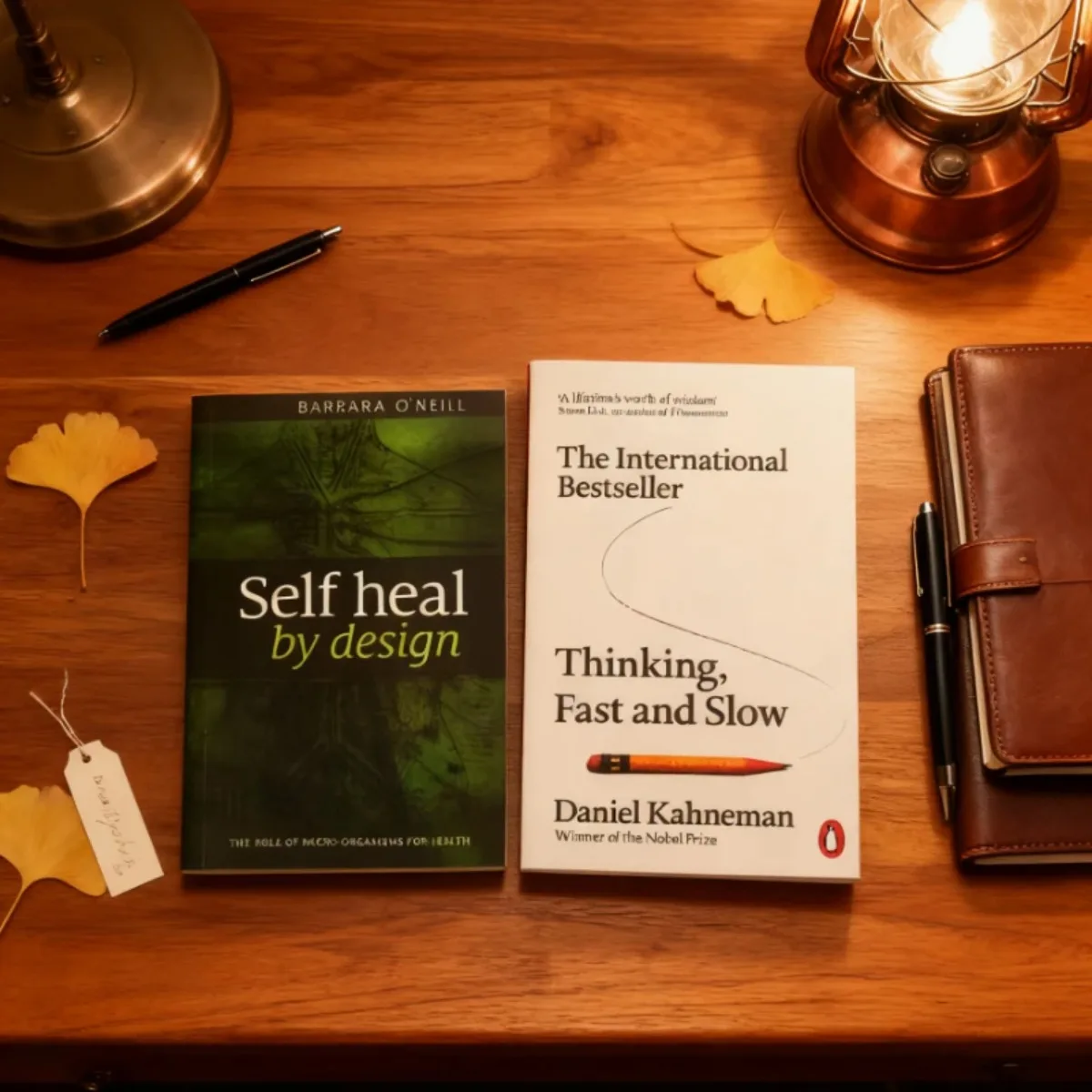 

《Thinking, Fast and Slow》+《Self Heal By Design》Master Mind Dual-System Wisdom & Design Healing - Life Restoration Good Book