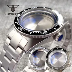 Stainless Steel 62mas 41mm 300m Dive Watch Case Bracelet Domed AR Sapphire Glass Ceramic Bezel Fit NH34 NH35 NH36 ETA2824 PT5000